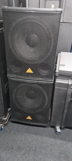 Sous-marins actifs 18 pouces BEHRINGER 1400 watts, TV, Hi-fi & Vidéo, Enceintes, Enlèvement, Utilisé