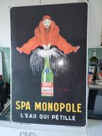 Plaque émaillée spa monopole