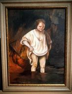 Olieverf schilderij, Ophalen