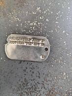 Dog tag us WW2 pavlovich, Verzamelen, Militaria | Tweede Wereldoorlog, Ophalen of Verzenden