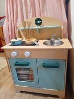 mooie houten speelkeuken + accessoires
