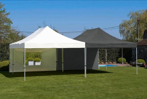 Verhuur beige vouwtenten 100€ regio Tienen, Tuin en Terras, Partytenten, Zo goed als nieuw, Partytent, 2 meter of meer, Opvouwbaar