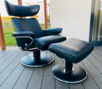 Prachtige Stressless Jazz relaxfauteuil & hocker, Ophalen of Verzenden, Leer