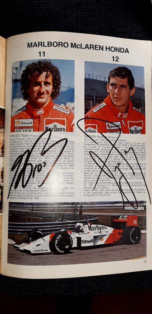 Programme F1 Monaco 1988 signé, Collections, Marques automobiles, Motos & Formules 1, Comme neuf, ForTwo, Enlèvement ou Envoi