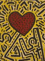 Keith Haring: tekening met premium frame, Antiek en Kunst, Ophalen of Verzenden