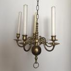 Vintage kroonluchter, Huis en Inrichting, Lampen | Kroonluchters, Ophalen of Verzenden, Gebruikt, Metaal, Classic Flemish chandelier