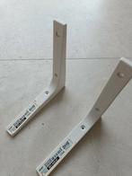 2x plankdragers Ikea ekby wit, Huis en Inrichting, Woonaccessoires | Wandplanken en Boekenplanken, Ophalen, Nieuw