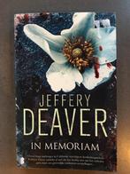Boek 'In memoriam' van Jeffery Deaver, Ophalen of Verzenden, Gelezen