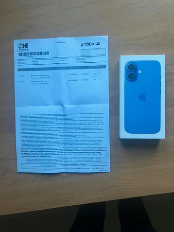 Iphone 16 marineblauw  ongeopend beschikbaar voor biedingen