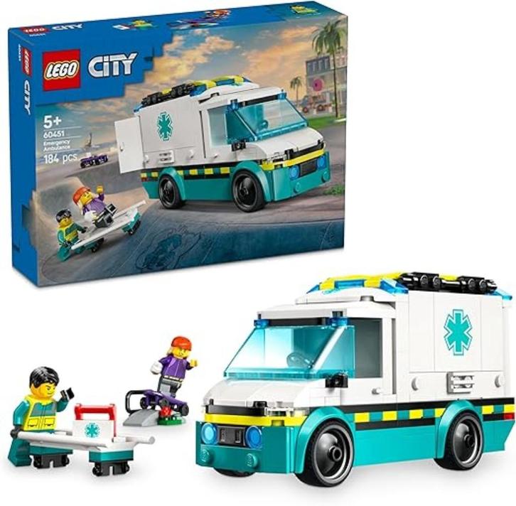 LEGO City L'ambulance d'urgence LIVRAISON RAPIDE ET GRATUITE, Enfants & Bébés, Jouets | Duplo & Lego, Neuf, Lego, Ensemble complet