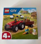 Rode tractor met aanhanger en schapen (60461), Kinderen en Baby's, Ophalen of Verzenden, Nieuw, Complete set, Lego