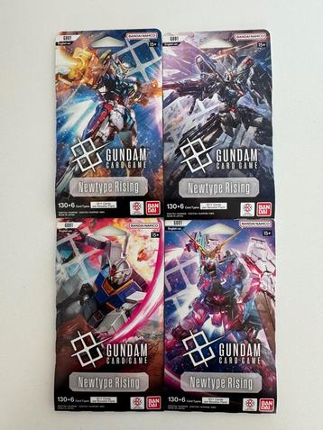 Gundam Newtype Rising sleeved booster set beschikbaar voor biedingen