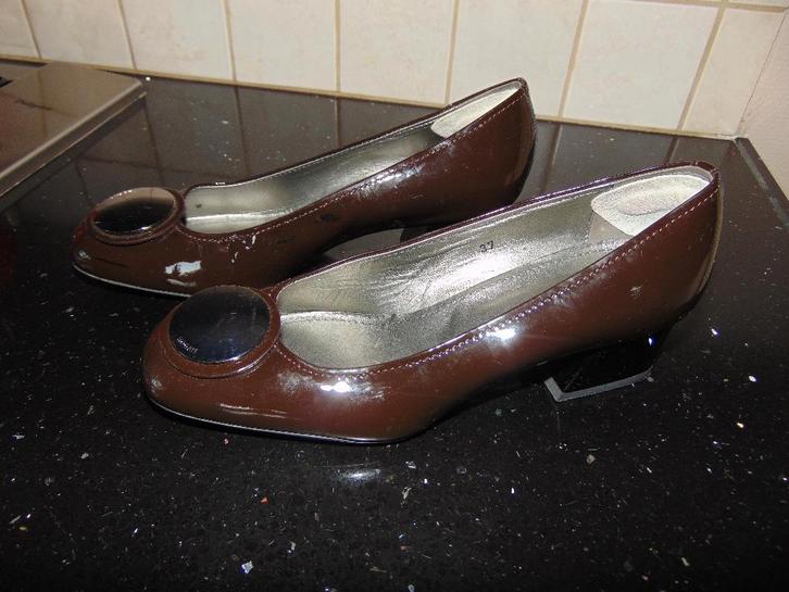 Schoenen Hogan in lakleer, Kleding | Dames, Schoenen, Gedragen, Schoenen met lage hakken, Bruin, Ophalen of Verzenden