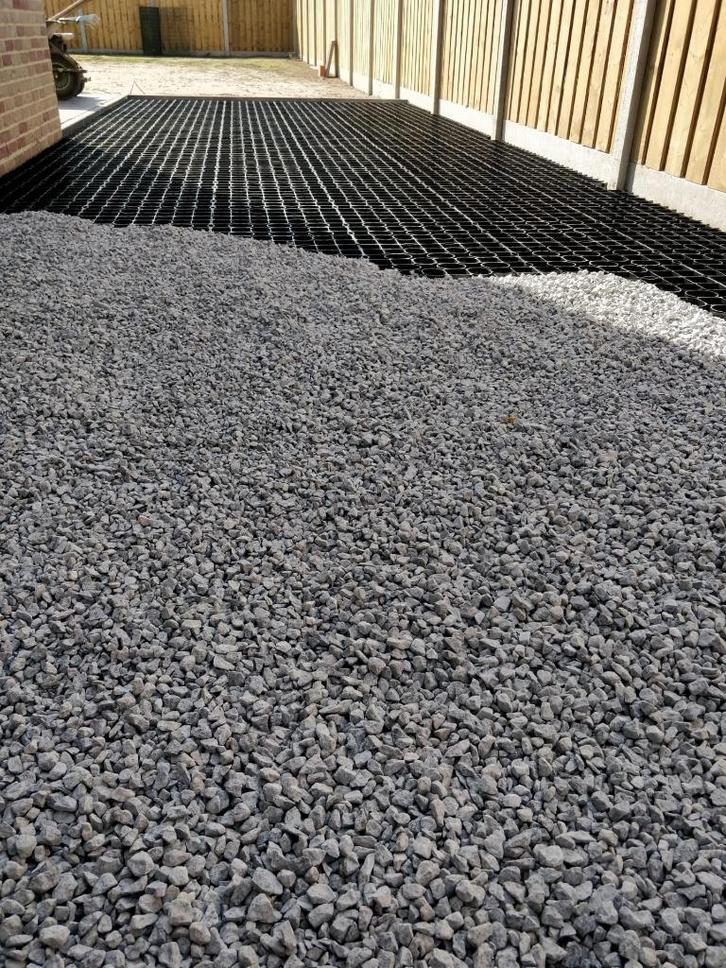 Grindmatten 4CM!, Grasmatten,Grindplaten, splitplaten, HDPE, Tuin en Terras, Grind, Keien en Split, Nieuw, Grind, Zwart, Overige materialen