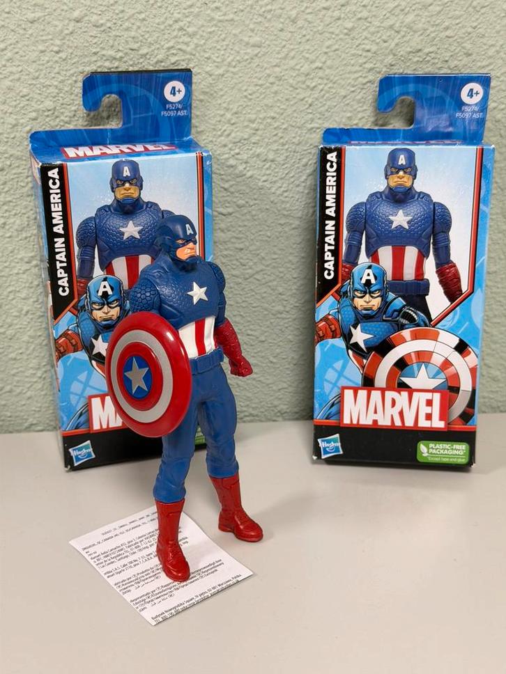 Hasbro Marvel Captain America 15cm figuur poppetje marvels, Verzamelen, Poppetjes en Figuurtjes, Nieuw, Ophalen of Verzenden