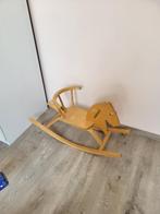 Houten schommelpaard, Kinderen en Baby's, Speelgoed | Houten speelgoed, Ophalen, Zo goed als nieuw, Rij- of Hobbelspeelgoed