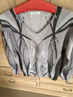 fijne trui, glansdraad, small, Kleding | Dames, Truien en Vesten, Ophalen of Verzenden, Zo goed als nieuw, Grijs, Maat 36 (S)