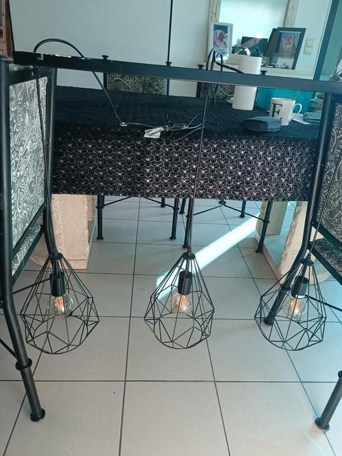 Marnix hanglamp, Huis en Inrichting, Lampen | Hanglampen, Zo goed als nieuw, 75 cm of meer, Metaal, Ophalen
