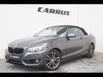 BMW Serie 2 218 Cabrio, Auto's, BMW, Zwart, 136 pk, Bedrijf, 2 deurs