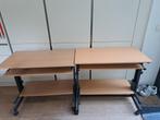 Verstelbare bureaus, Ophalen, Zo goed als nieuw, 80 cm of meer, Modern