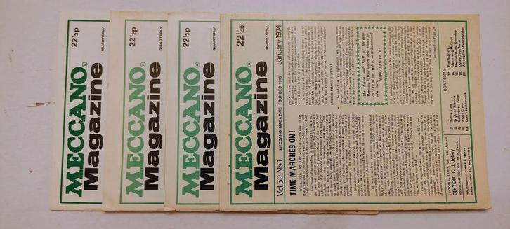 MECCANO MAGAZINE 1974, Antiek en Kunst, Antiek | Speelgoed, Ophalen of Verzenden