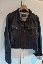 Zwart jeans jasje Burberry Londen, Maat 42/44 (L), Ophalen of Verzenden, Zo goed als nieuw, Zwart