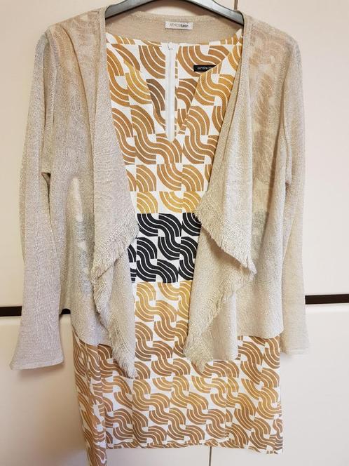 2 zomerkleedjes voor dames maat 44, Kleding | Dames, Jurken, Zo goed als nieuw, Maat 42/44 (L), Beige, Knielengte, Ophalen