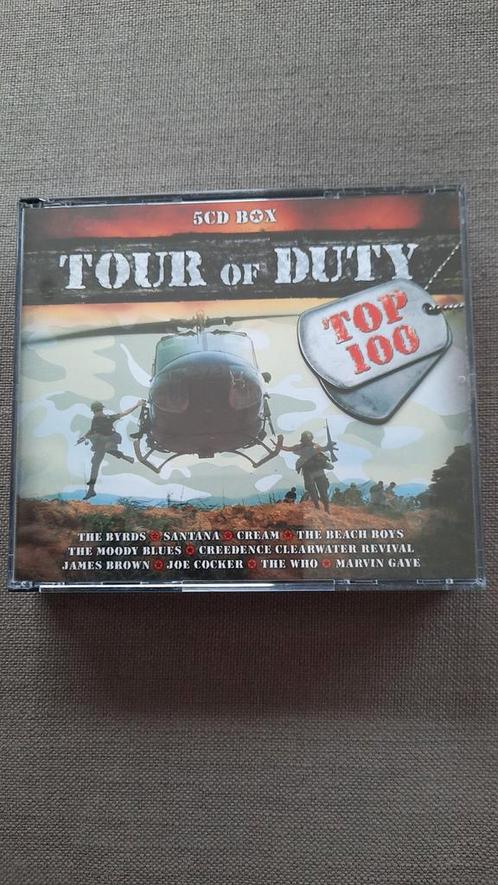 5CD Tour Of Duty top 100, Cd's en Dvd's, Cd's | Verzamelalbums, Zo goed als nieuw, Rock en Metal, Boxset, Ophalen of Verzenden