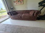 Chesterfield zetel 3-zit + 2 relaxen met voetbank, Huis en Inrichting, Zetels | Zetels en Chaises Longues, Ophalen, Zo goed als nieuw