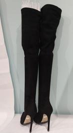 561C* sexy cuissardes noires talons 11 cm (36), Vêtements | Femmes, Comme neuf, Bottes hautes, Noir, Envoi