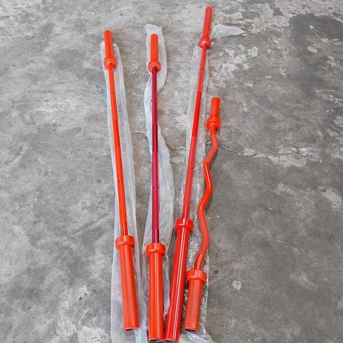 Nieuwe in verpakking verschillende  Olympische barbells, Sport en Fitness, Fitnessmaterialen, Zo goed als nieuw, Ophalen