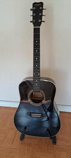 Akoestische gitaar met statief te koop, Ophalen, Zo goed als nieuw