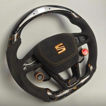 Seat forged carbon alcantara stuur bronze koperen flakes beschikbaar voor biedingen