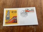 FDC spoorwegen -1976, Met stempel, Verzenden, Gestempeld, Gestempeld
