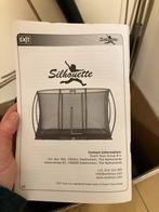 Veiligheidsnet + palen voor Exit toys trampoline Silhouette, Enlèvement, Utilisé