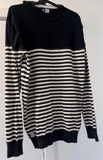 Rip Curl - Trui - Zwart/Wit gestreept - Large beschikbaar voor biedingen