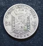 50 cent FR 1866 (zonder accent) - Leopold II, Postzegels en Munten, Munten | België, Verzenden, Zilver, Losse munt, Zilver