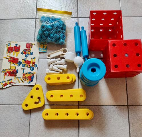 Vintage groot constructiespeelgoed, Kinderen en Baby's, Speelgoed | Bouwstenen, Gebruikt, Overige merken, Ophalen