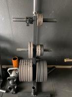 Gietijzeren schijven 50mm zie info, Sport en Fitness, Ophalen, Zo goed als nieuw