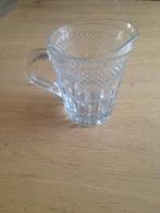 Glazen geslepen melkkannetje, Antiek en Kunst, Ophalen of Verzenden
