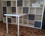 Bureau avec armoires couleur blanche d'Ikea, Maison & Meubles, Enlèvement, Comme neuf, Bureau