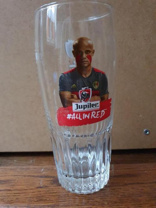 Jupiler bierglazen (#all in red), Verzamelen, Glas en Drinkglazen, Zo goed als nieuw, Ophalen