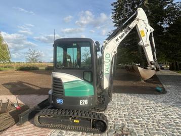 2,7 tons Bobcat E26 minigraver zgst beschikbaar voor biedingen