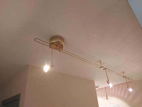 Ramp-/railspots 7,5 meter, inclusief spots, Huis en Inrichting, Lampen | Plafondlampen, Gebruikt, Ophalen
