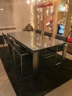 Arco design tafel met 6 stoelen, Ophalen, Zo goed als nieuw