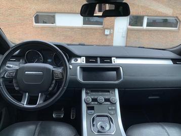 Range Rover Evoque, Auto's, Land Rover, Automaat, 4 cilinders, Zwart, Leder