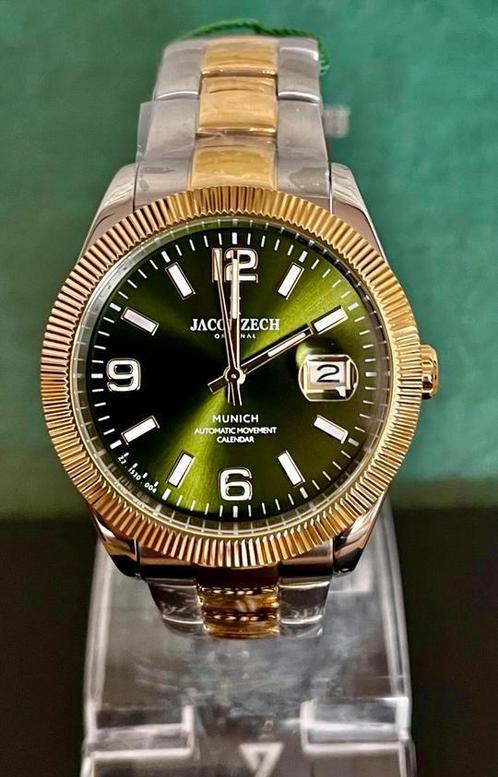 AUTOMATISCHE JACOB ZECH MUNICH TWV699€! 💯%NIEUW, ORIGINEEL, Handtassen en Accessoires, Horloges | Heren, Nieuw, Zilver, Ophalen of Verzenden