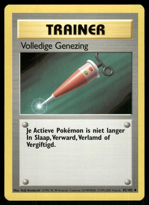 Full Heal 82/102 - Base (NL), Hobby en Vrije tijd, Verzamelkaartspellen | Pokémon, Gebruikt, Verzenden