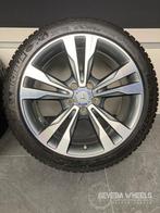 18” originele Mercedes C W205 velgen + winterbanden 5x112, Auto-onderdelen, 18 inch, Gebruikt, Banden en Velgen, Personenwagen