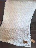 Nieuw! Prachtige ivoorkleurige plaid, Huis en Inrichting, Woonaccessoires | Plaids en Woondekens, Ophalen of Verzenden, Nieuw